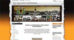 Desktop Screenshot of hasici-bohdalov.cz